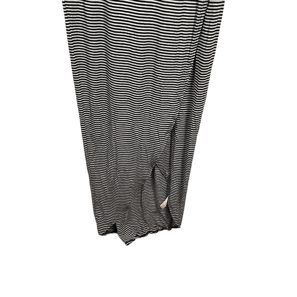 Anthropologie Dolan Sleeveless Cowl Neck Striped Maxi Dress Black/White Size S - Picture 9 of 10
